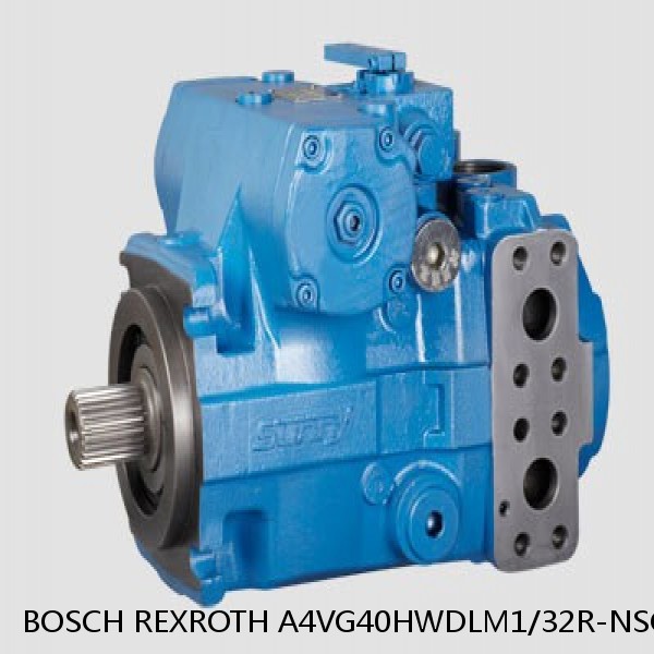 A4VG40HWDLM1/32R-NSC02F015S-S BOSCH REXROTH A4VG VARIABLE DISPLACEMENT PUMPS