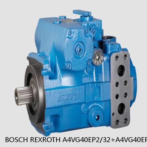 A4VG40EP2/32+A4VG40EP2/32 BOSCH REXROTH A4VG VARIABLE DISPLACEMENT PUMPS