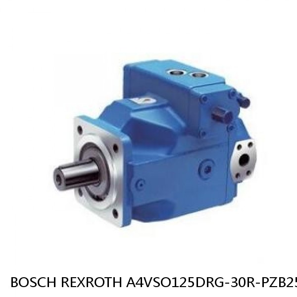 A4VSO125DRG-30R-PZB25K33 BOSCH REXROTH A4VSO VARIABLE DISPLACEMENT PUMPS