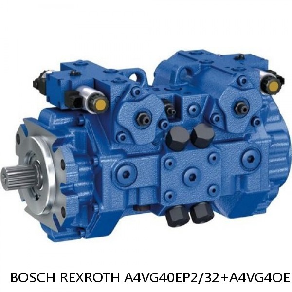 A4VG40EP2/32+A4VG4OEP2/32 BOSCH REXROTH A4VG VARIABLE DISPLACEMENT PUMPS