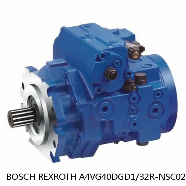 A4VG40DGD1/32R-NSC02F003S-S BOSCH REXROTH A4VG VARIABLE DISPLACEMENT PUMPS