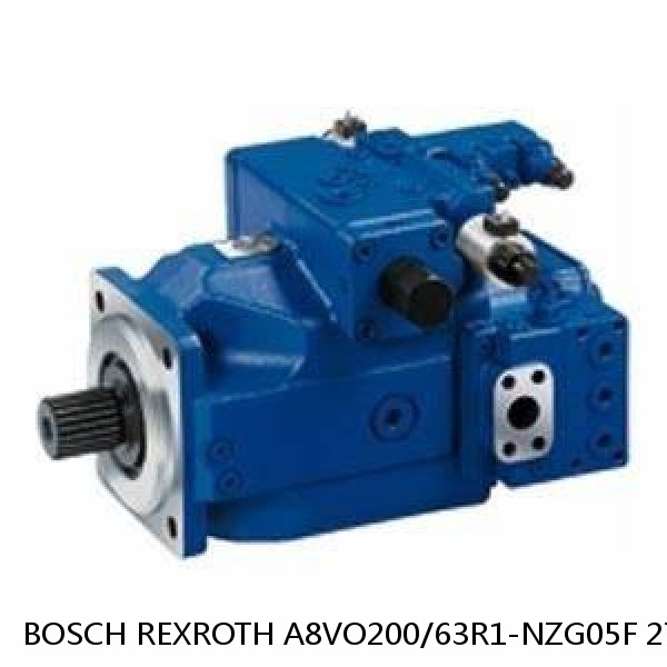 A8VO200/63R1-NZG05F 27031.75 BOSCH REXROTH A8VO VARIABLE DISPLACEMENT PUMPS