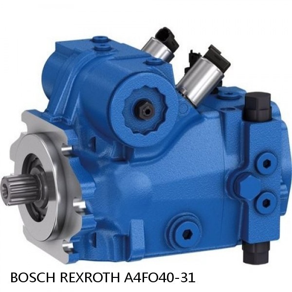 A4FO40-31 BOSCH REXROTH A4FO FIXED DISPLACEMENT PUMPS