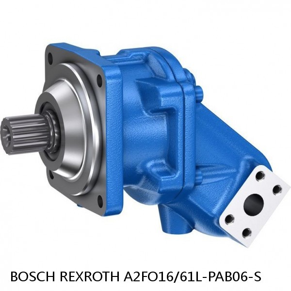 A2FO16/61L-PAB06-S BOSCH REXROTH A2FO FIXED DISPLACEMENT PUMPS #1 image